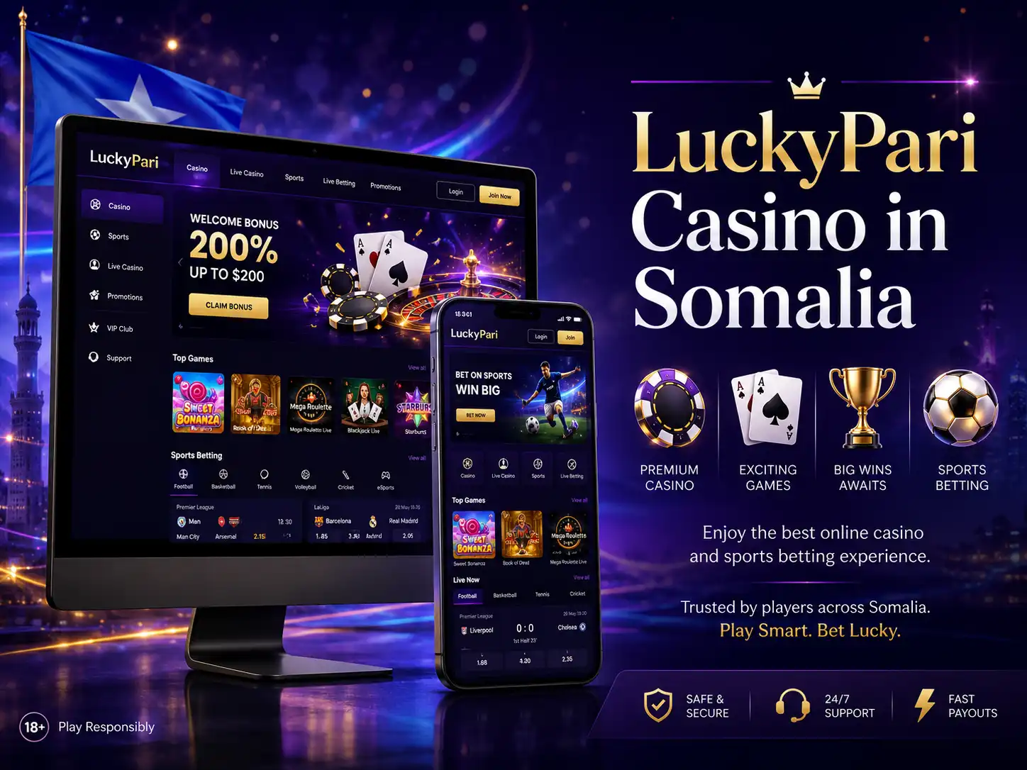 LuckyPari Online Casino in Somalia 2026