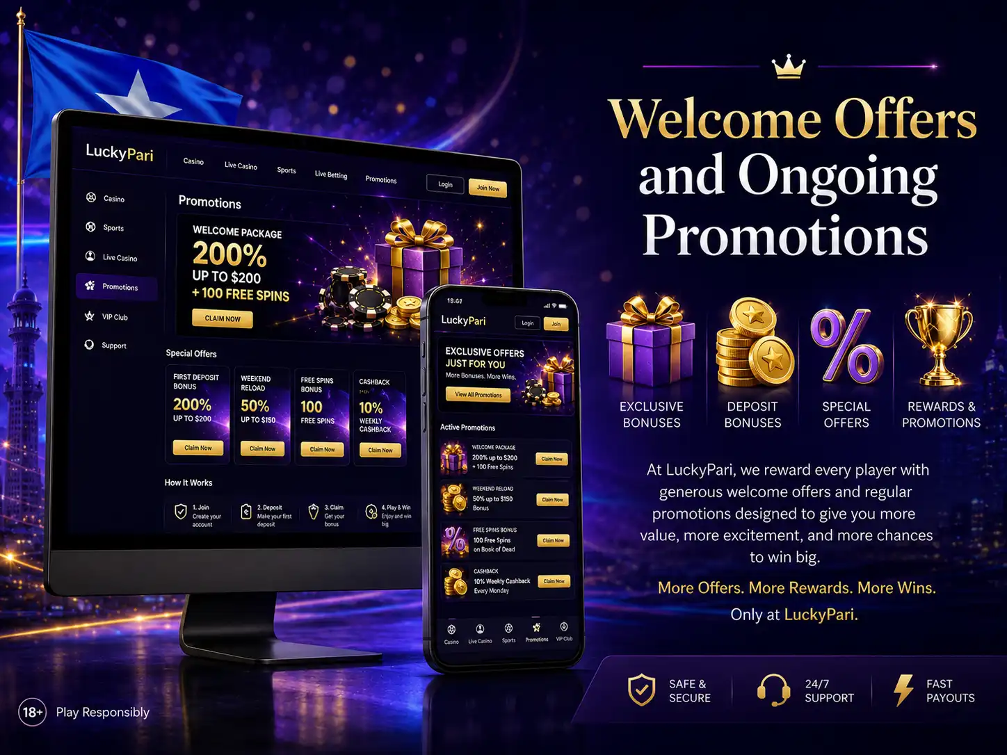 Welcome Offers and Ongoing Promotions
