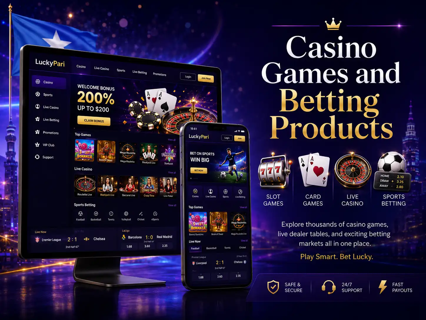 Casino Games and Betting Products